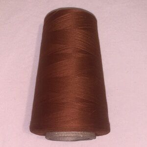 New Vintage Oncore Cotton Covered Polyester Thread Spool 8750 Yards Copper Brown